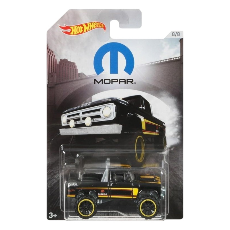 Hotwheels '70 Dodge power wagon imported card art mainline 1:64 Scale